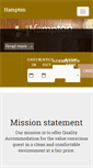 Mobile Screenshot of hamptonsuitesng.com